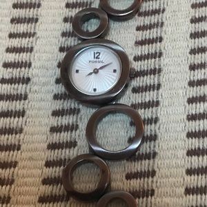 Ladies whimsical Fossil watch